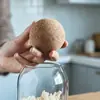 Frasco de vidrio sellado estilo japonés y coreano para cocina casera, frasco de almacenamiento transparente para granos de café, botella de almacenamiento multifuncional
