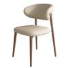 Silla de Comedor Minimalista Moderna para el Hogar con Diseño de Cuerno, Silla de Comedor Popular para Restaurantes, Taburete de Hotel, Silla de Comedor de Ocio para el Hogar con Respaldo