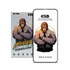 Protector de Pantalla de Vidrio Templado Baxing para Apple 17 Pro Max, Vidrio Templado para 15/16, Anti-Mirilla Galvanizado, Anti-Huellas Dactilares, Alta Definición, Mate con Luz Púrpura