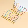 Cordão de Poliéster Colorido de Laço Único para Celular, Pingente, Corda para Acessórios de Joias DIY, Pingente de Chave, Pingente de Boneca, Atacado