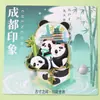 Imán de Refrigerador con Borla de Panda Cultural y Creativo de Chengdu Souvenir de Viaje de Ciudad China Suministro Directo de Fábrica Original de Mahjong de Panda