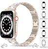 Adecuado para Apple Tres Perlas S Incrustado de Diamantes Aleación de Zinc Correa de Reloj Universal Applewatch11-1 para Todas las Series, Exclusivamente para Ventas Transfronterizas