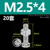 Tornillos y Tuercas Redondos de Cabeza Cruzada de PC Transparente, Tornillos de Plástico, Tornillos y Tuercas de Aislamiento Acrílico M2M2.5M3M4M5