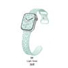 Adecuado para Correa de Apple Watch S9 Universal Generación 1-8 Se Estampado de Leopardo Hebilla de Mariposa Silicona Diseño de Moda