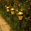 Lâmpada de gramado solar para jardim externo lâmpada de jardim decoração de gramado layout de vila luminária de piso luminária de piso externa à prova d'água