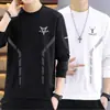 Envío RápidoSudadera Estampada de Cuello Redondo, Nuevo Jersey Holgado de Manga Larga para Primavera/Otoño, Camiseta Básica Casual de Moda para Hombres Modernos