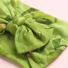 Banda para el pelo de bebé con lazo estampado estilo bohemio creativo de gran venta en Europa y América, accesorios para el cabello de nailon súper suave para niños.
