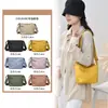 Bolsa de Tela de Nylon Impermeable Ultraligera Transfronteriza para Mujer Estilo Nuevo 2026 Bolso de Hombro Cruzado Casual Ligero de Gran Capacidad Multicapa