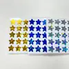 Rollos de Pegatinas de Estrella de Vinilo Personalizadas, Brillantes Arcoíris Holográficos Impermeables, Adecuadas para Manualidades DIY,