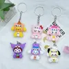 Chaveiro Cartoon Sanrio Pingente de Carro Estrela Fofa Dailu Lina Bell Mochila Escolar Pingente Pequeno Gashapon Caixa Surpresa