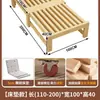Cama Retrátil de Madeira Maciça para Apartamentos Pequenos, Cama de Solteiro Tatami para Sala de Estar, Sofá-Cama Multifuncional Simples Dobrável de Uso Duplo