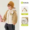 Chaqueta de algodón infantil de Dudu, elegante abrigo de algodón de invierno para niños, cálido abrigo de otoño e invierno para niñas, ropa de bebé linda y moderna