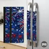 Fundas para Manijas con Forma de Estrella del Día de la Independencia Transfronterizas para Electrodomésticos, Fundas Anti-Manchas para Manijas de Cocina, Se Pueden Fabricar Según Sus Dibujos