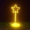 Lámpara LED Forma Luna Estrella Exterior Parque Plaza Patio de Juegos Adornos Lámpara Decorativa Festival Escénico Lámpara de Patio