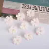 Nueva Cabeza de Flor de Cerezo de Tres Capas DIY Corona Decorativa de Flor Artificial Pared de Flores Diseño de Flores para Bodas Flor Artificial