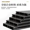 Gabinete de Zapatos Totalmente de Aluminio para Entrada del Hogar, Exterior, Impermeable, Villa, Protección Solar, Almacenamiento, Gabinete de Almacenamiento para Balcón