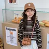 Bolso de Mano Infantil Estampado Estilo Occidental, Lindo Mini Bolso Cruzado de Oso para Bebé, Bolso de Hombro Ligero para Viaje para Niños y Niñas