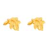 AliExpress Amazon Novas Folhas De Outono Maple Leaf Terno Abotoaduras Moda Francesa Camisa Masculina abotoaduras