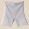 Base de maquillaje líquida invisible, pantalón de seguridad, tres en uno para mujer con entrepierna de algodón puro, control de abdomen, moldeador, no se enrolla, ropa interior de seguridad anti-exposición para mujer