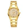 Suministro de fábrica McyKcy mesa Roma taladro calendario acero de tungsteno sólido entre oro profundidad impermeable reloj para hombre plata
