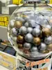 Máquina Pequeña de Regalo Gashapon Máquina de Juguetes de Escritorio para Niños Hogar Máquina de Caramelos Redondos Evento de Apertura Máquina de Monedas