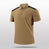 Camisa POLO de seda helada de verano nueva, camiseta de solapa de nailon con costuras sin costuras, camiseta de manga corta de negocios de alta calidad para jóvenes de alta calidad