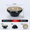 10 Peças de Tigelas Pequenas de Melamina, Tigelas de Arroz para Cantina Fast Food, Tigelas de Sopa Imitação Porcelana Comercial, Tigelas de Mingau, Tigelas para Molho de Hot Pot Picante