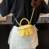 2025 Nuevo Bolso Mini Acolchado de Cadena de Alta Gama Nuevo Bolso de Hombro Cruzado Versátil y a la Moda Moda Europea y Americana Bolso de Mujer