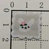 Adesivos de Etiqueta Mini Fofos, Estampas de Transferência Térmica, Patches de Tecido Autoadesivos Coloridos de Desenho Animado para Roupas, Artesanato Feito à Mão de Cachorro Pequeno Pet