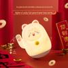 Tianwo Creative New Lucky Cat Silicone Lamp Lucky Cat Presente Enfeites Feitos À Mão Presente Luz Noturna Luz Noturna