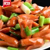 Salsicha Crocante Linda e Florindo Semi-Acabada Ingredientes para Hot Pot 180g 10 Pacotes Salsicha de Presunto para Churrasco Frango* Catering