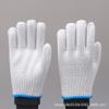Guantes de gasa gruesos de algodón nailon gris-negro resistentes al desgaste y a la suciedad protección para el trabajo laboral guantes de protección laboral
