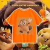 Plan de Transformación del Castor Hoppersx Camiseta Infantil para Niños y Niñas, Ropa de Verano de Manga Corta para Niños Grandes, Algodón Dopamina