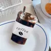 Nuevo Clip para el Cabello Creativo de Perrito Caliente, Pinza de Garra Niche de Taza de Café de Chocolate, Accesorio para el Cabello con Pinza Grande de Tiburón Acrílico