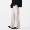 Pantalones Casuales Retro Americanos Nuevos de Primavera 2025 para Hombre, Corte Holgado, Tallas Grandes, Pantalones Deportivos de Marca de Moda, Pantalones de Pierna Ancha de Peso Pesado