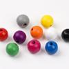 Suministro Transfronterizo de Cuentas de Madera Coloridas de 16 mm para Manualidades DIY, Cuentas Redondas de Madera de Loto, Decoración del Hogar, Cuentas de Madera para Cuentas al por Mayor