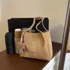 Bolso Tote de Gamuza de Gran Capacidad para Mujer 2025 Nuevo Bolso Bandolera de Alta Gama Bolso de Hombro Bolso de Axila Moda Retro