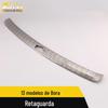 Aplicável a 13 Bora protetor traseiro lantejoulas Bora porta traseira protetor pára-choque pedal modificação acessórios