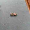 Contas de esmalte cloisonné coloridas douradas francesas antigas feitas à mão contas redondas tipo gota de óleo azul queima material para acessórios diy cordão acessórios para joias