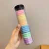 Elástico de cabelo antiderrapante para mulheres, novo modelo 2026, elástico de cabelo durável, faixa de cabeça de alta elasticidade, anel de cabelo para rabo de cavalo