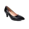 Zapatos de tacón alto de charol simples de boca poco profunda y punta de una sola capa, tallas 32-48, zapatos de comercio exterior