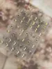 Yitu Yitu Bronce Perla Patrón Estilo Nacional Pegatinas para Uñas Exquisitas Retro Estilo Chino Pegatinas Decorativas Yt7072