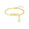 Pulsera para Cintura Delgada, Tobillera, Collar, Cuentas de la Fortuna para Mujer, Aretes con Borla, Set de Joyería, Suministro Mayorista para Transmisiones en Vivo