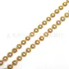 Fio de contas conectado por galvanoplastia de plástico broca de fio broca acrílica única fileira inferior de ouro rede de broca broca de rede enfeites de Natal acessórios de lenço