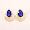 Brincos de Orelha Europeus e Americanos Transfronteiriços Personalizados de Diamante Gota d'Água Moda Luxo Leve High-End Elegante Versátil Nicho Novos Brincos