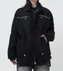 Primavera e Outono 2025 Novo Jaqueta de Voo Workwear Retro Americano para Meninos Jaqueta Casual Bonita para Homem