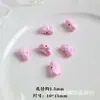 Macaron Oso Lindo Que Chilla Cabeza de Oso Pintura Aleación DIY Cadena para Teléfono Móvil con Cuentas Collar Accesorios para el Cabello Accesorios