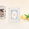 Soporte Giratorio Acrílico Personalizado, Exhibidor para Colección de Tarjetas Fan Art, Marco de Fotos de Alta Calidad Adorno de Escritorio