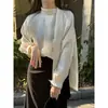Camisa de Manga Larga con Cuello Alto Suave Estilo Francés Ns con Cinta para Mujer, Nueva Versátil y Elegante para Principios de Primavera 2026 89021