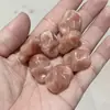 Contas irregulares de duas cores soltas contas acrílicas com furo reto acessórios de vestuário DIY Acessórios para pulseira e colar Venda por atacado